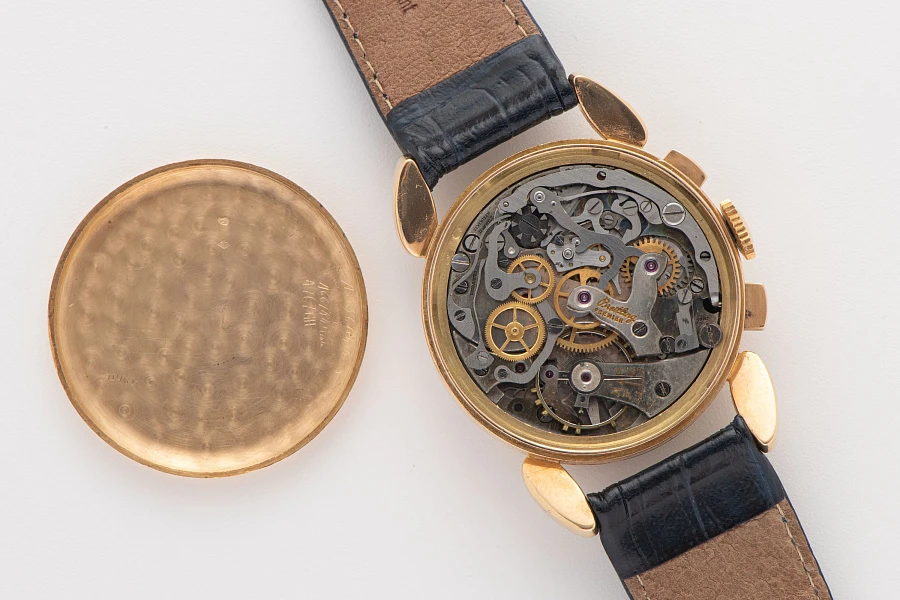 Fancy Lugs Premier Chronograph in 18K Rose Gold