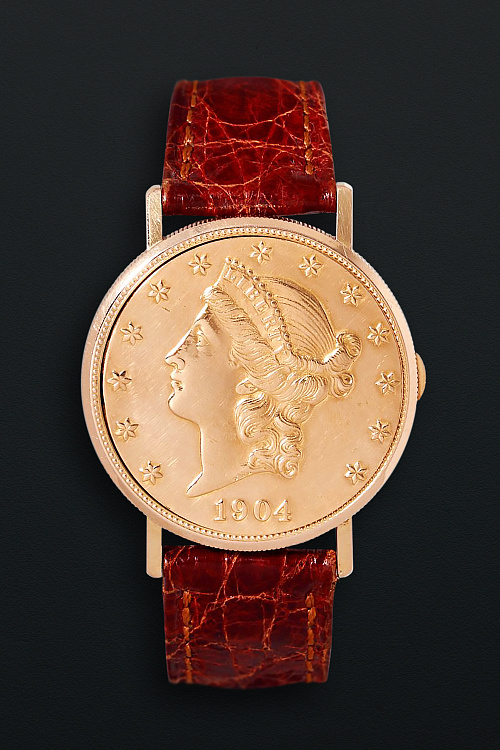 Twenty-dollar Coin Watch Manual Wind