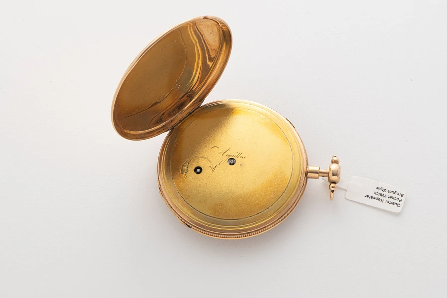 Breguet-Style Quarter Repeater Pocket Watch in 18k Yellow Gold