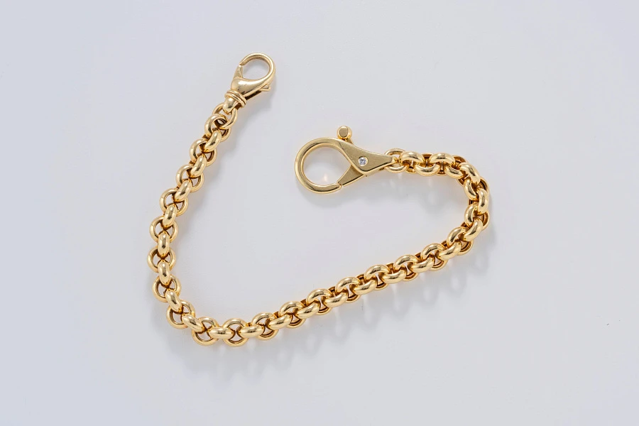 Pocket Watch with Fully Engraved Case in 18k Yellow Gold