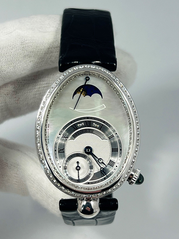 Reine de Naples White Gold Mother of Pearl Dial