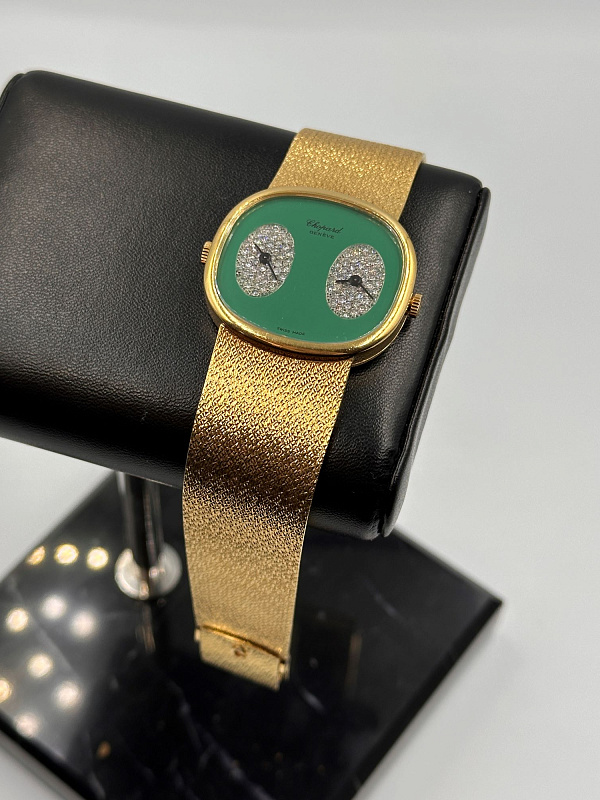 Vintage Double Time Zone Dress Watch